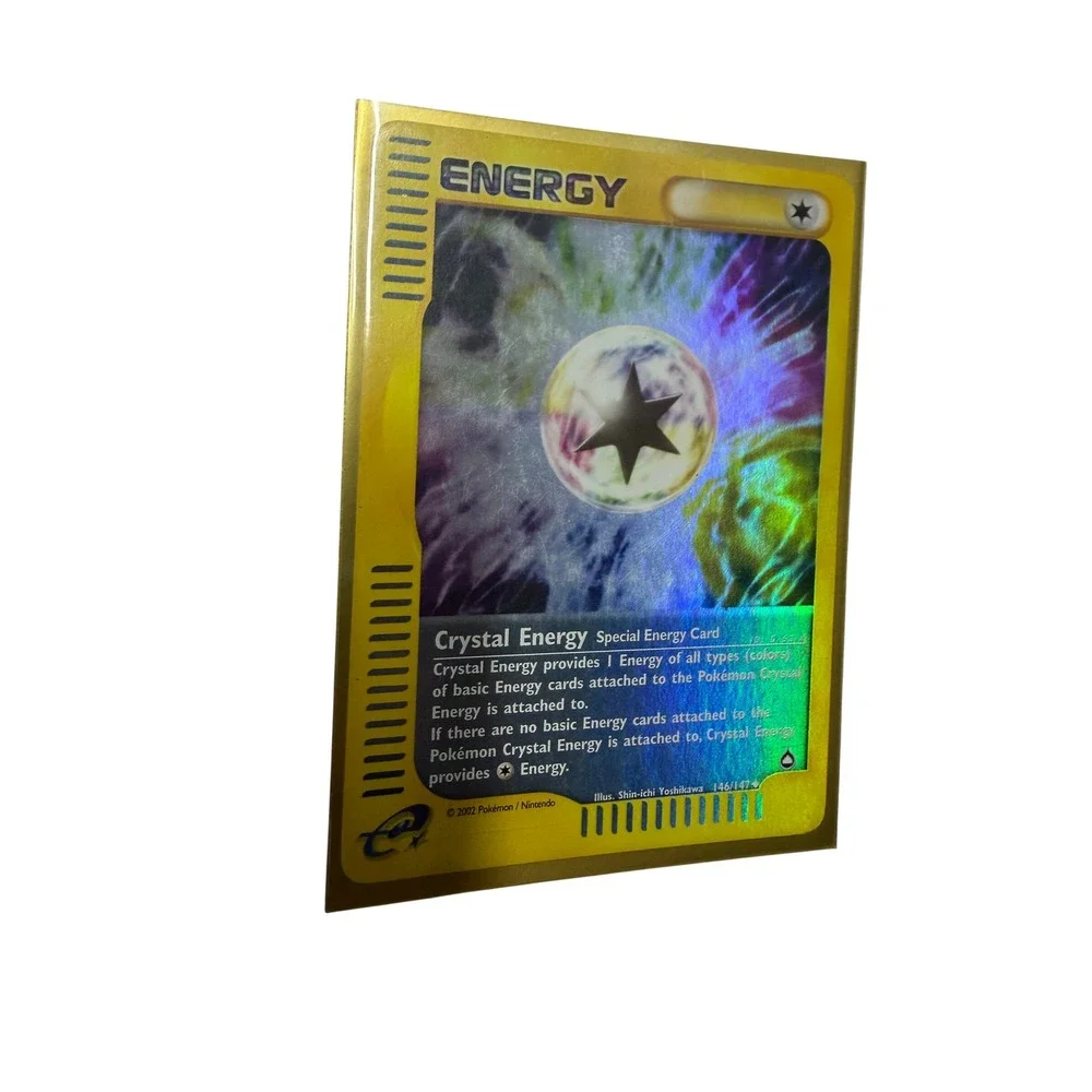 Pokemon Crystal Energy 146/147 Aquapolis Secret Rare Holo e-Series